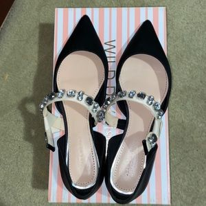 Zara Jeweled Ballet Flats size 39